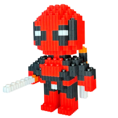 3D-конструктор Герой в красном XINZ 3D8134 1